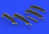 Eduard 672186 R-3S missiles w/ pylons for MiG-21 EDUARD 1/72